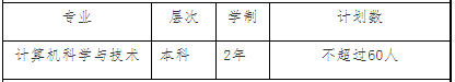 2022年高本貫通轉段專業及計劃