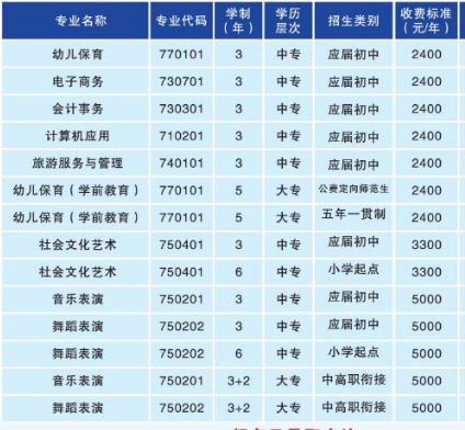 衡陽幼兒師范高等?？茖W校專業