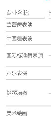 廣州市藝術學校專業