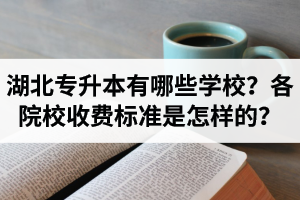 湖北專升本有哪些學校？各院校收費標準是怎樣的？