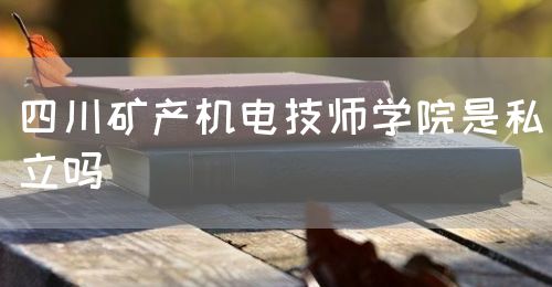 四川礦產機電技師學院是私立嗎(圖1)