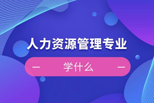 人力資源管理專業學什么課程