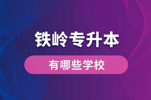 鐵嶺專升本有哪些學校？