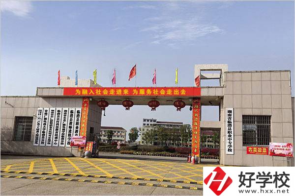 澧縣城頭山中等職業學校大門