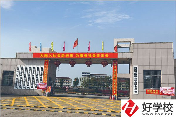 臨澧縣職業中專學校校門
