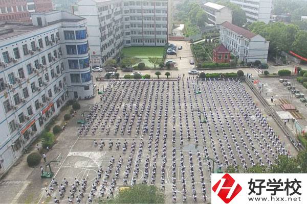 桃江縣職業中專學校鳥瞰圖