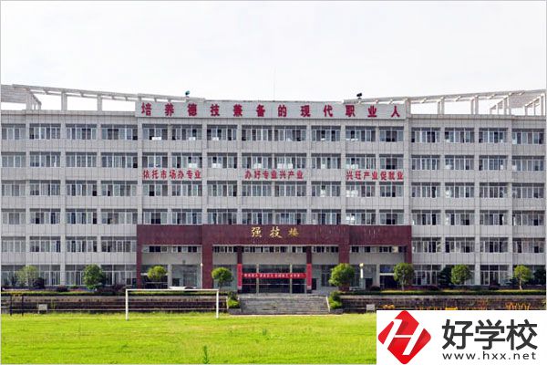 湖南岳陽縣職業中等專業學校教學樓