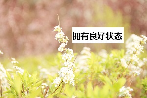 擁有良好狀態