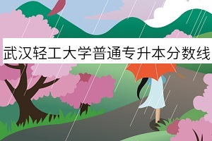武漢輕工大學普通專升本分數線