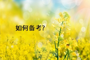 如何備考？