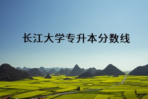 長江大學專升本分數線